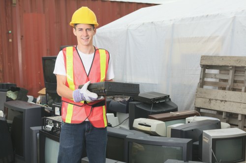 Professional site clearance contractor at work in Victoria