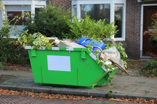 Recycling construction materials at a facility